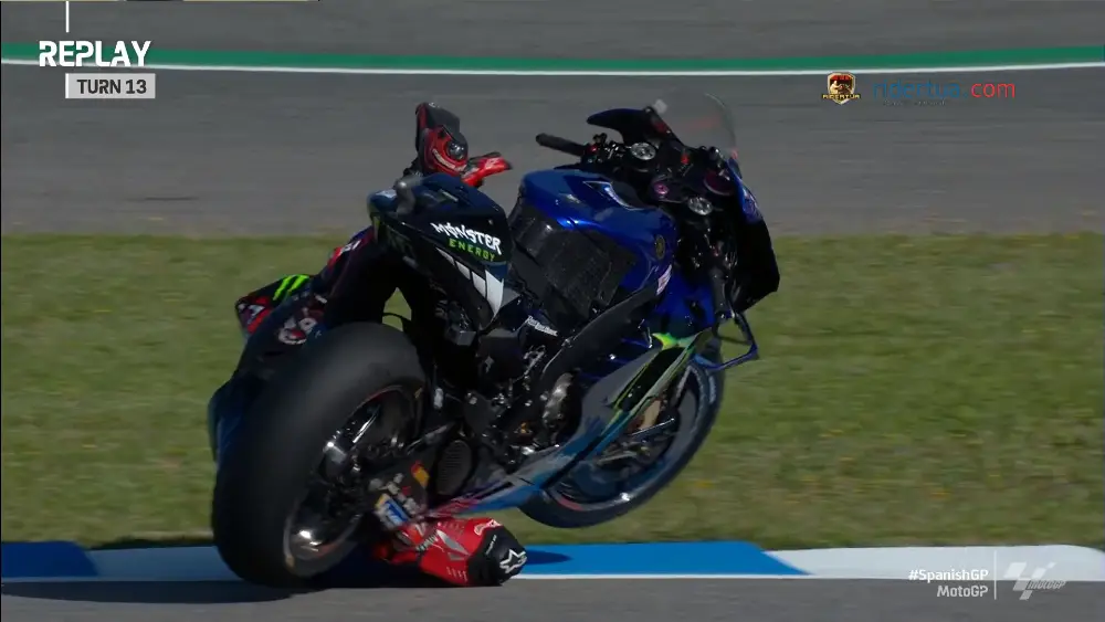 Fabio Quartararo Crash 1