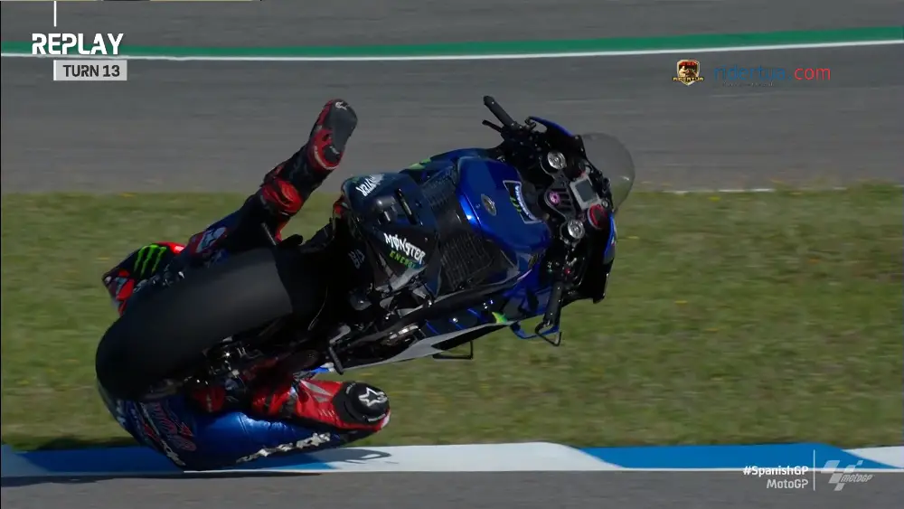 Fabio Quartararo Crash 2
