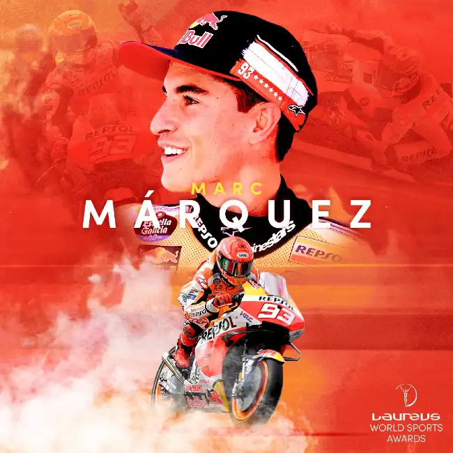 Marc Marquez Laureus Awards MotoGP