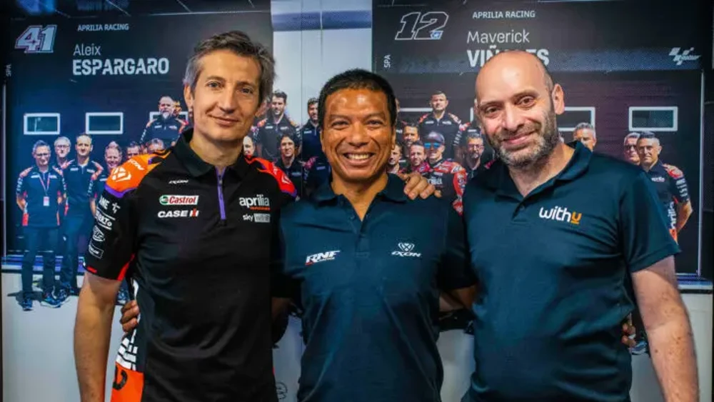 Resmi: Pisah dari Yamaha, Tim WithU-RNF Menjadi Tim Satelit Aprilia 1 Resmi: Tim WithU-RNF Menjadi Tim Satelit Aprilia