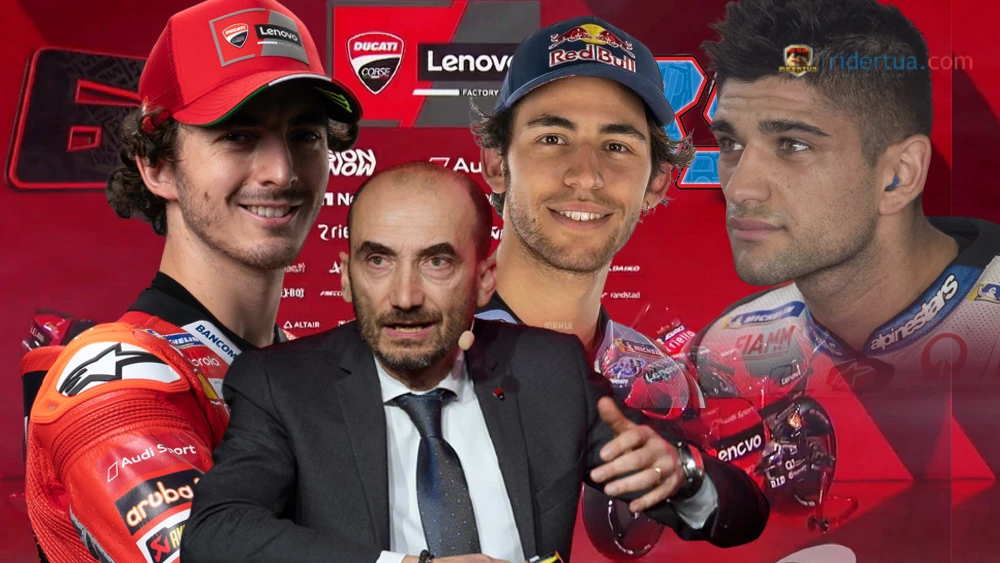 Claudio Domenicali : Seharusnya Jorge Martin Tetap di Pramac? 1 Claudio Domenicali - Pecco - Martin - Bastianini