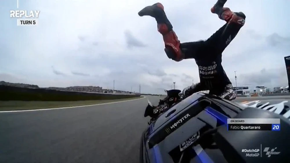 Fabio Quartararo Crash