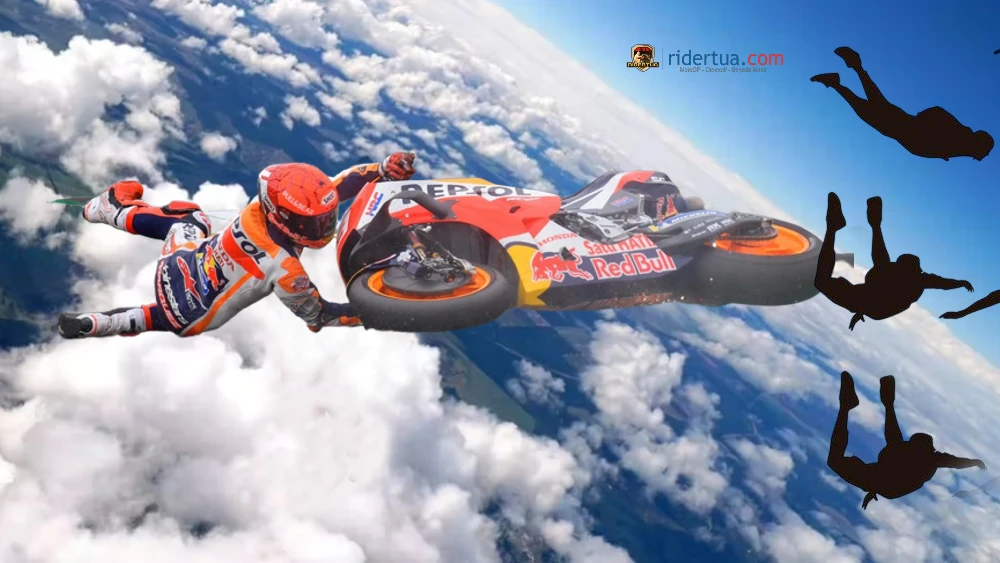 Marc Marquez - Honda - terjun bebas