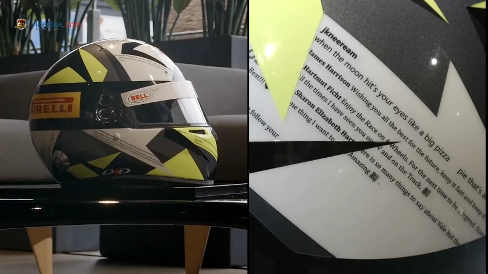 Helm Valentino Rossi Pirelli MotoGP