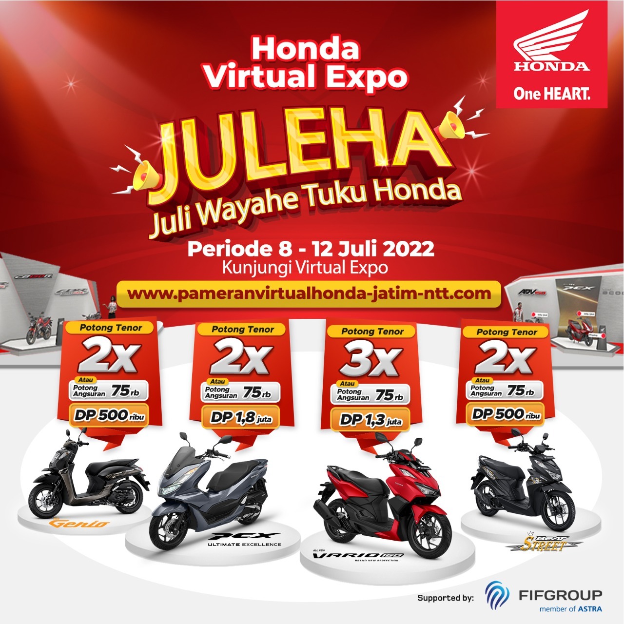 MPM Honda Jatim Hadirkan Program JULEHA di Pameran Virtual 1 Promo Juleha MPM Honda Jatim