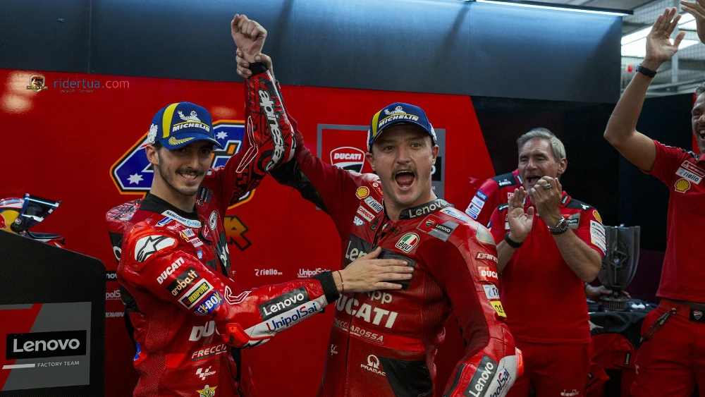 Pecco Bagnaia dan Marquez Petarung Tangguh dan Profesional Sejati, kata Jack Miller 1 Pecco Bagnaia - Jack Miller