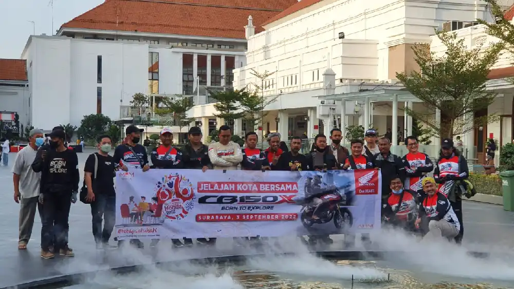 MPM Honda Jatim Adakan Satmori Bersama CB150X 1 Honda CB150X Satmori MPM Honda Jatim1