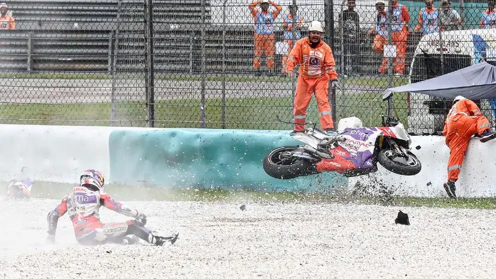 Jorge Martin crash