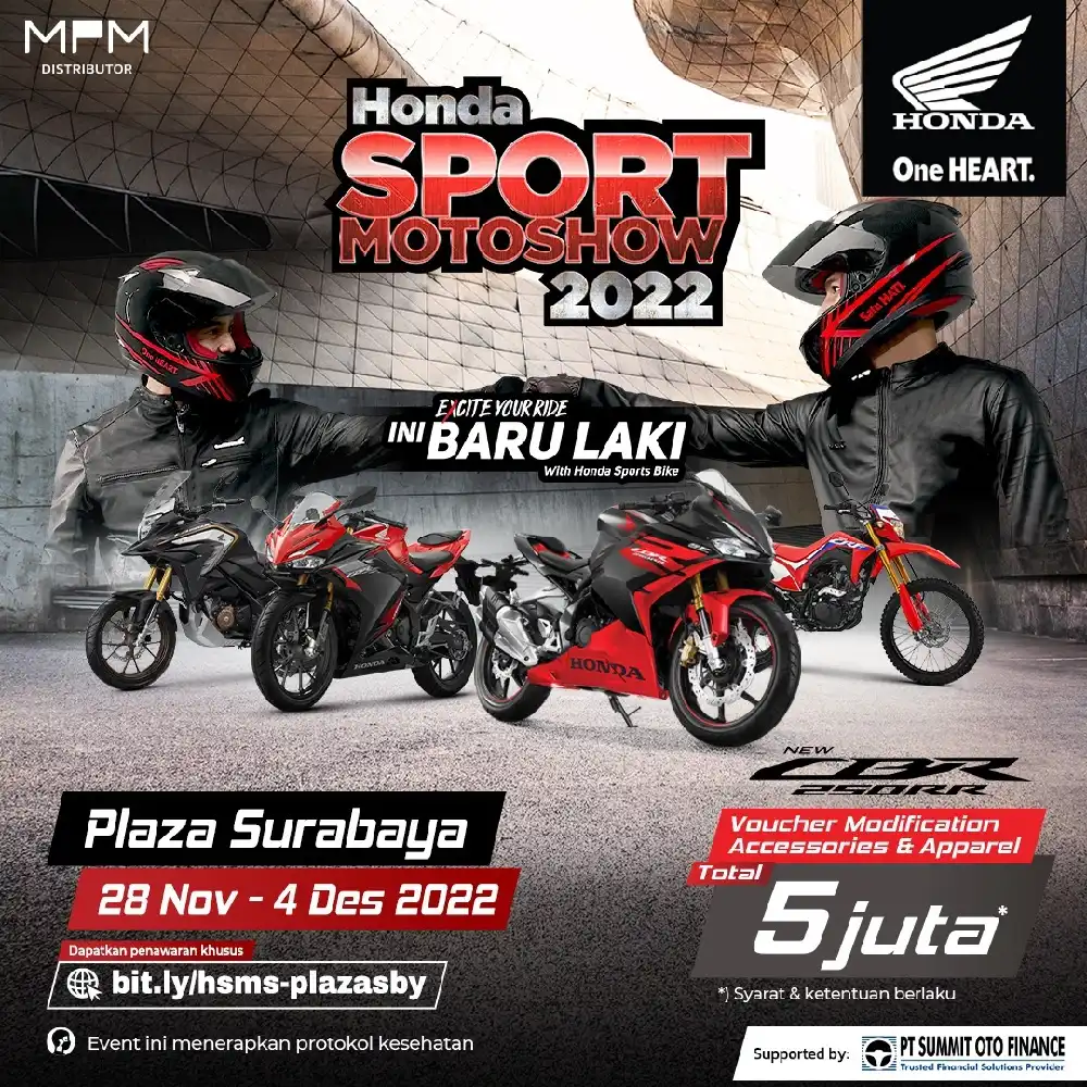 MPM Honda Jatim Gelar Honda Sport Motoshow di Plaza Surabaya 1 Honda Sport Motorshow MPM Honda Jatim1