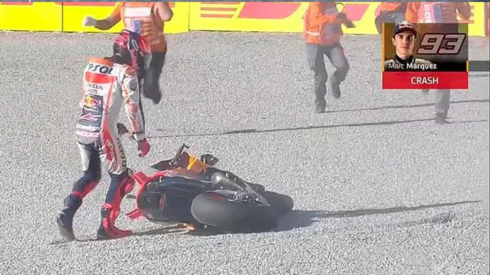 Marc Marquez Crash 2