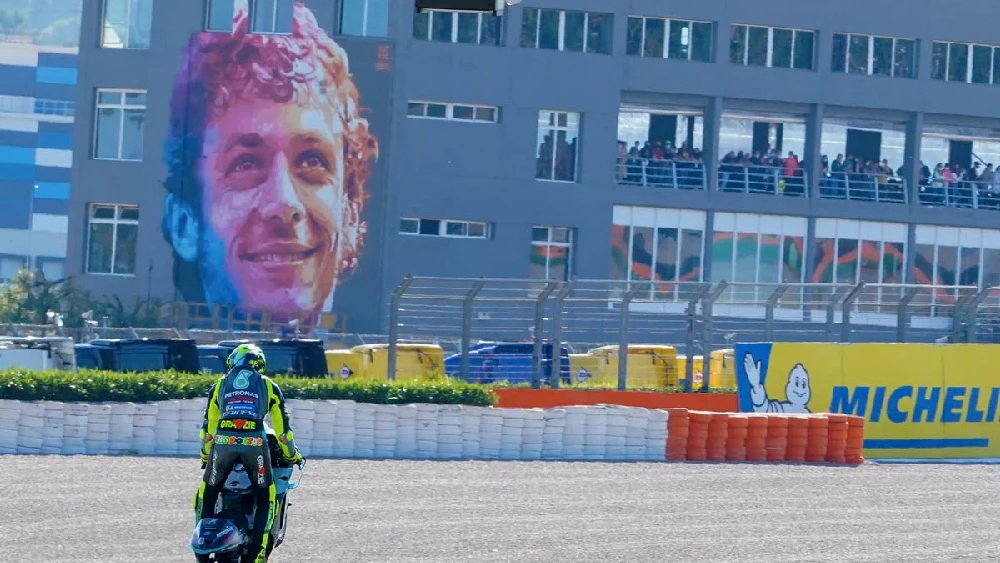Mural Valentino Rossi Belum Dihapus di Valencia 1 Valentino Rossi
