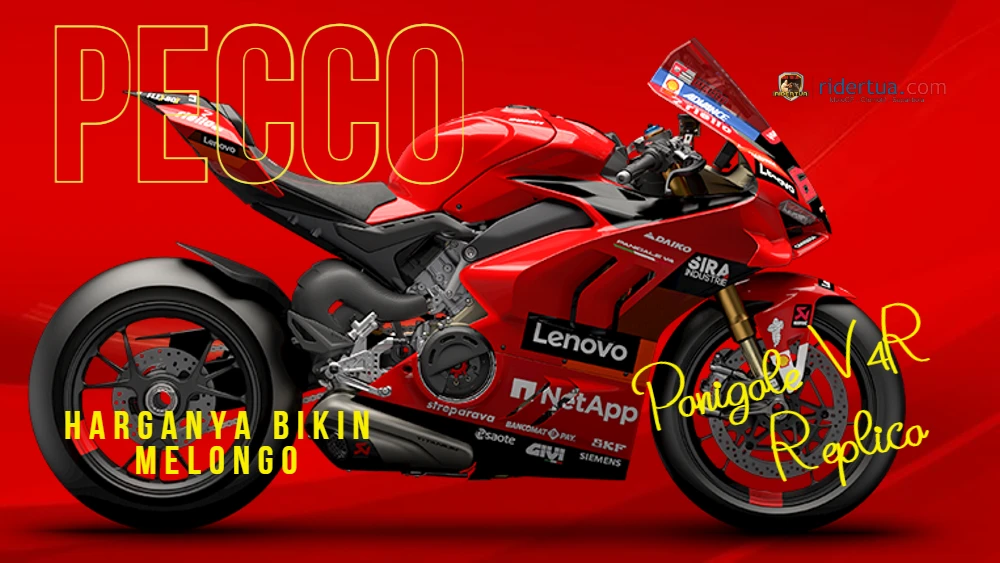 Harga Motor Pecco Bikin Melongo, Berikut Ini Spek dan Fiturnya 1 Pecco Bagnaia-Panigale V4 Replika Juara Dunia