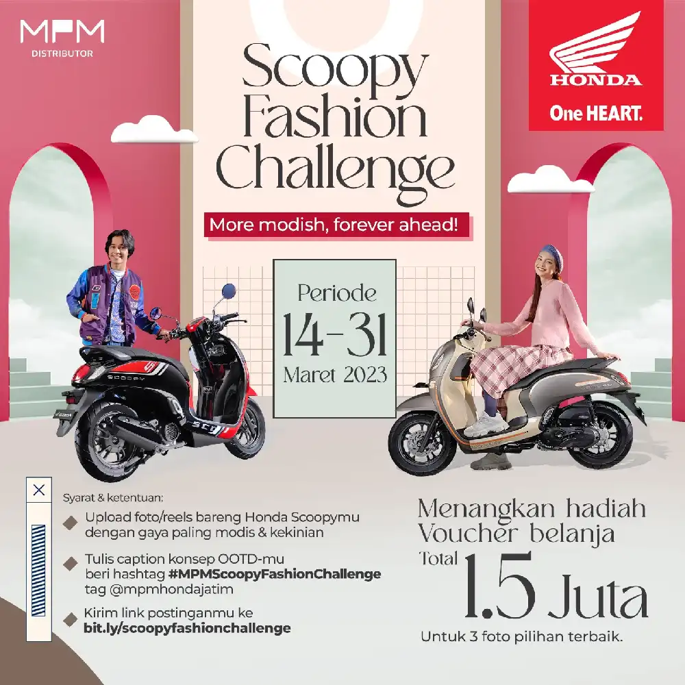 MPM Honda Jatim Gelar Scoopy Fashion Challenge, Tantang Anak Muda Ekspresikan Diri! 1 Honda Scoopy Fashion Challenge MPM Honda Jatim