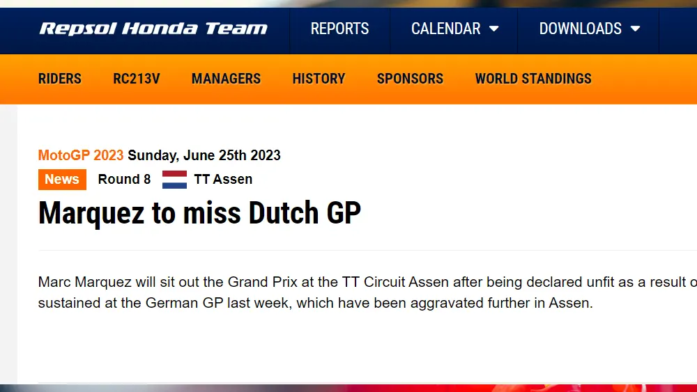 Breaking! Marc Marquez Mundur dari Race MotoGP Assen! 1 Marc Marquez- Absen