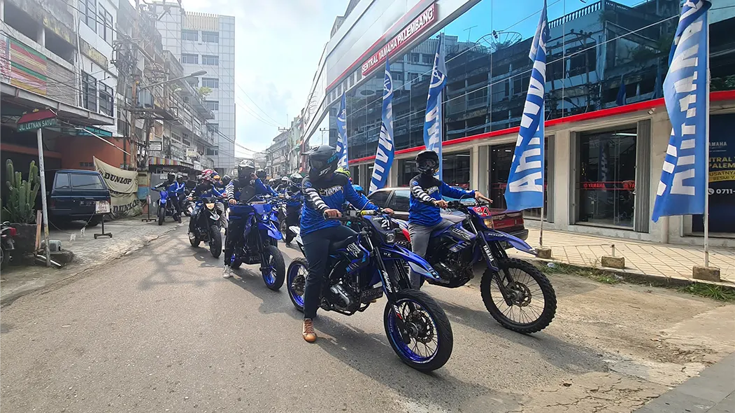 Yamaha Palembang Mengadakan Acara bLU cRU dan Ajak Pengguna WR 155 R 1 YAMAHA bLU cRU Palembang