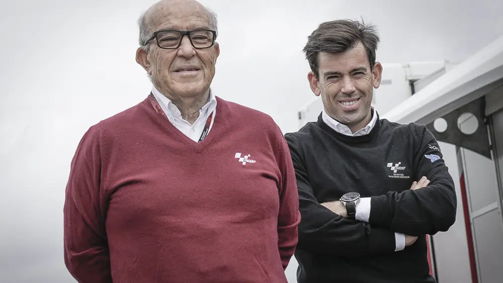 Pertama Kali! Carmelo Ezpeleta Tidak Hadir di Balapan MotoGP Sejak 1992 2 Carmelo - Carlos Ezpeleta