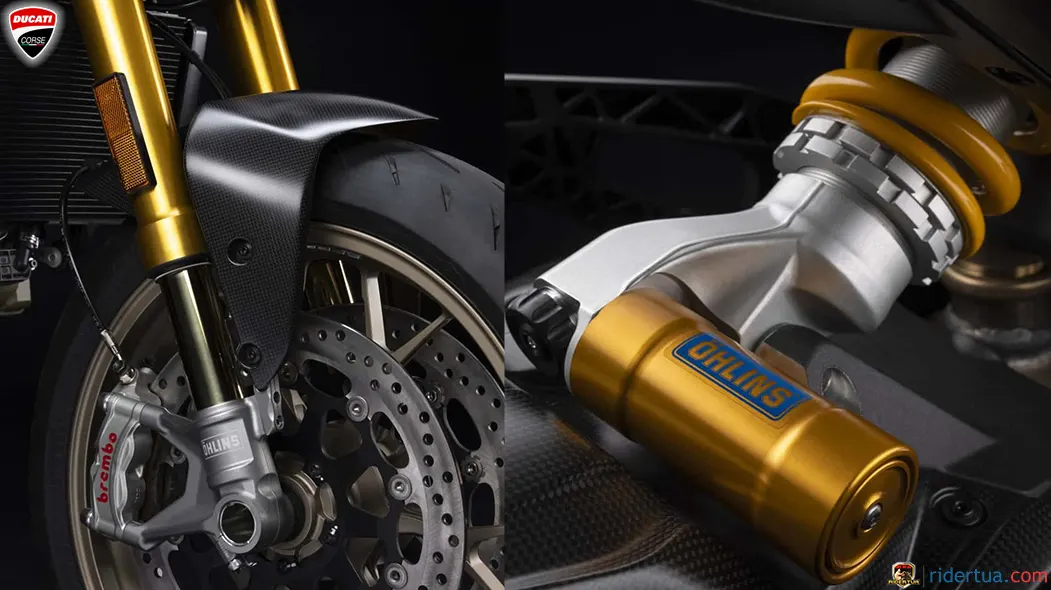 Ducati Monster 30th Anniversario 2024 Detail Suspensi Ducati Rilis Monster 30th Anniversario Edisi Terbatas di 2024