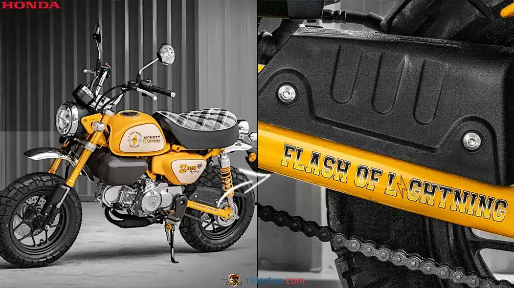 Honda Monkey Lightning Edition Swingarm Detail Cub House Honda Luncurkan Monkey Lightning Edition di Thailand