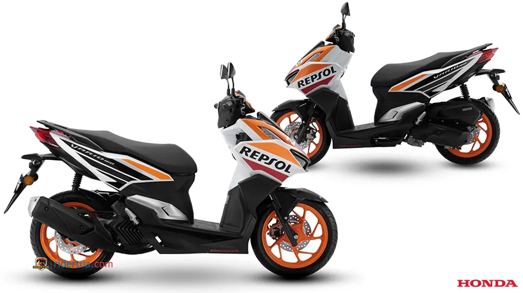 Honda Vario 160 Repsol Limited Edition Samping Dijual Hanya 2000 Unit! Honda Vario 160 Hadir dengan Livery Repsol di Malaysia