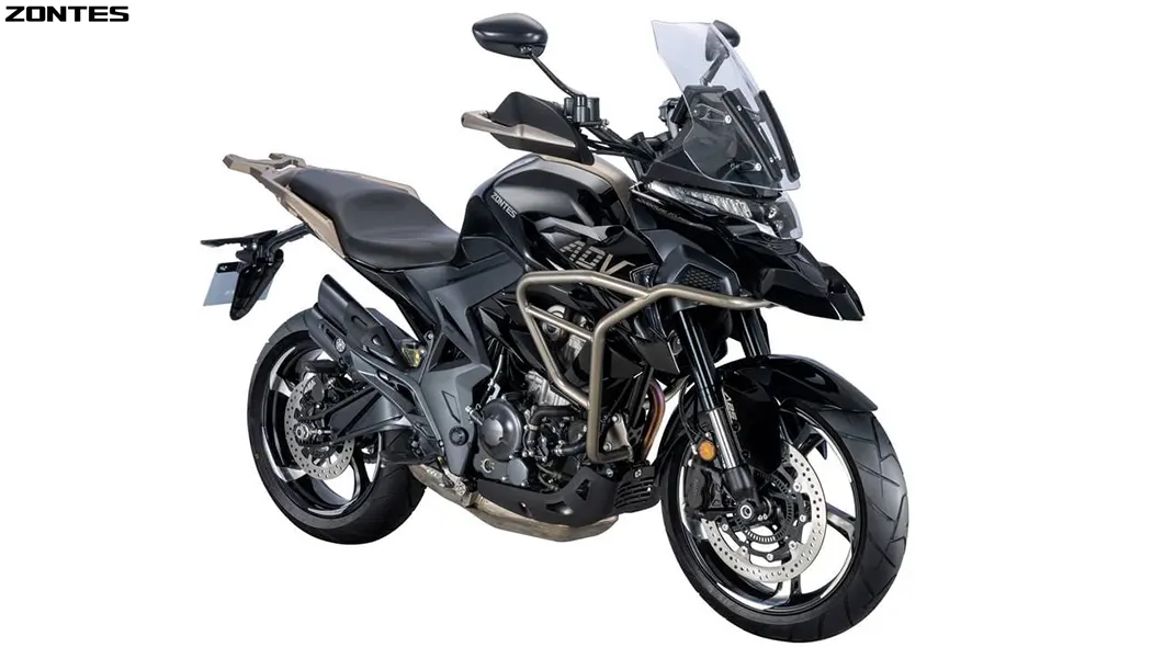 Zontes T350 Front Right Zontes T350, Motor Petualang dengan Fitur-Fitur Canggih
