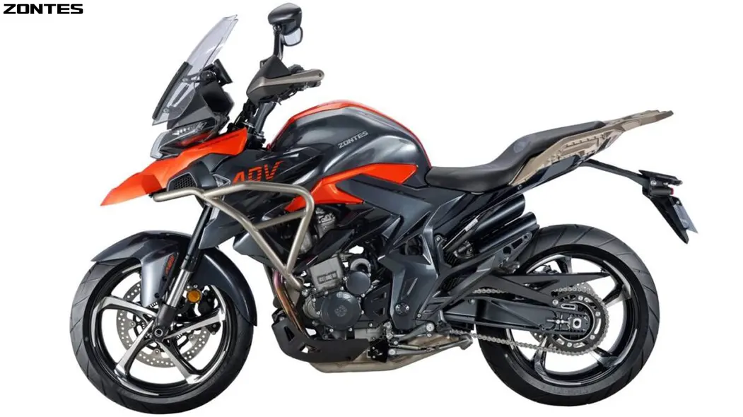 Zontes T350 Side Zontes T350, Motor Petualang dengan Fitur-Fitur Canggih