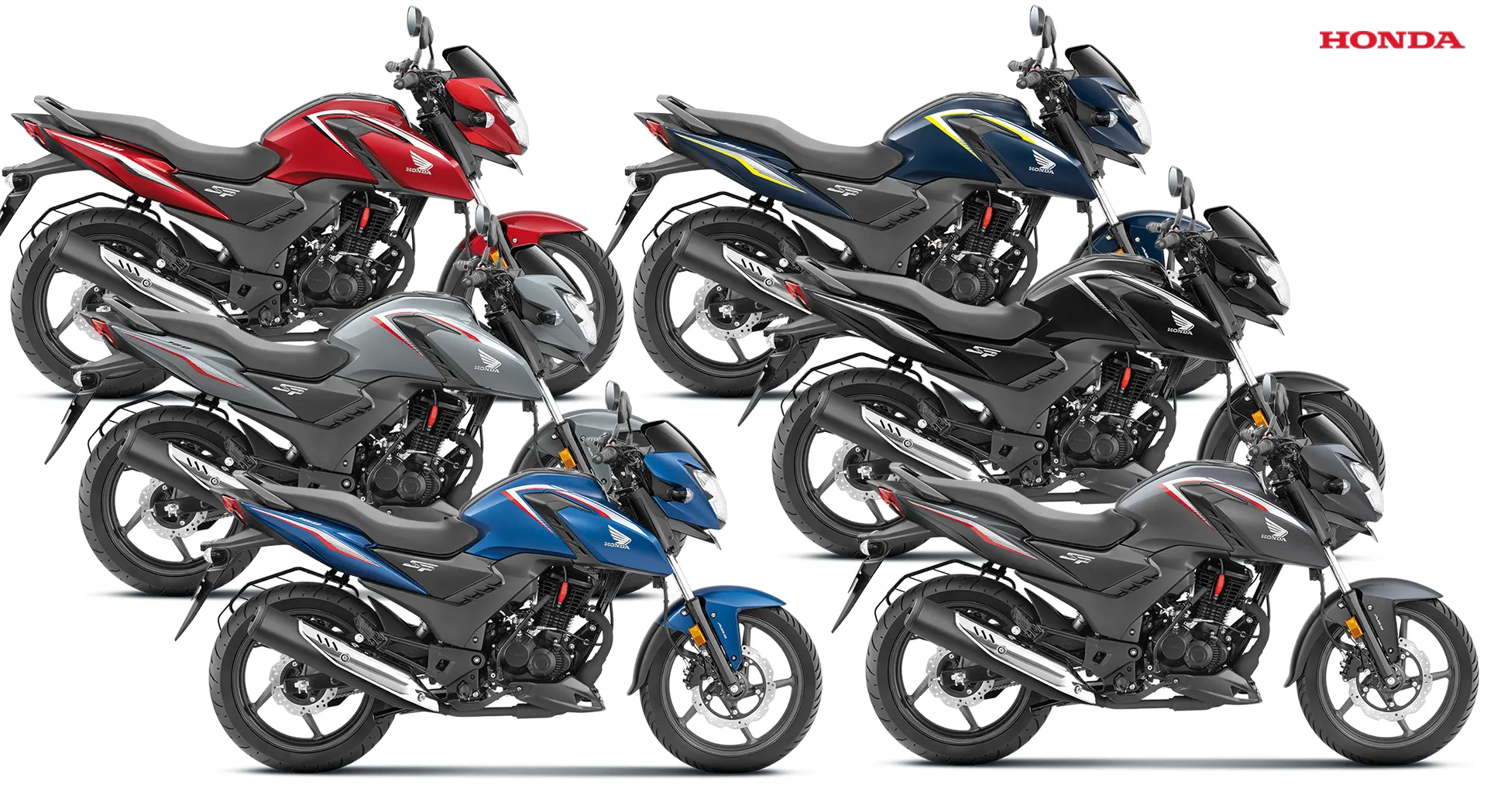 All New Honda SP160 All Colors All-New Honda SP160, Motor Sport 1 Silinder yang Dirancang untuk Melibas Jalanan India