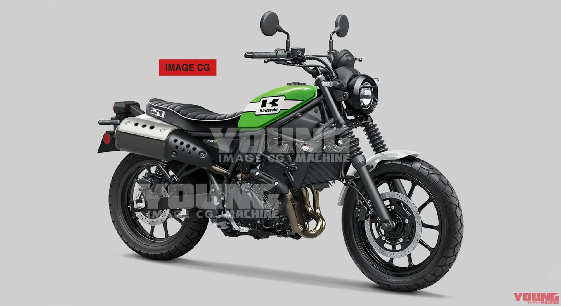 Kawasaki 250TR Kawasaki Bakal Ikutan di Pasar Motor Scrambler dengan TR Series?