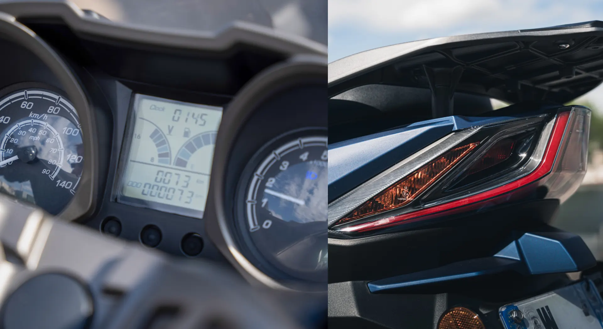 Mash Belena 125 & 300 Speedometer & Tail Light Skuter Baru Mash Belena 125 & 300 yang Launching di Inggris, Harganya Menarik!