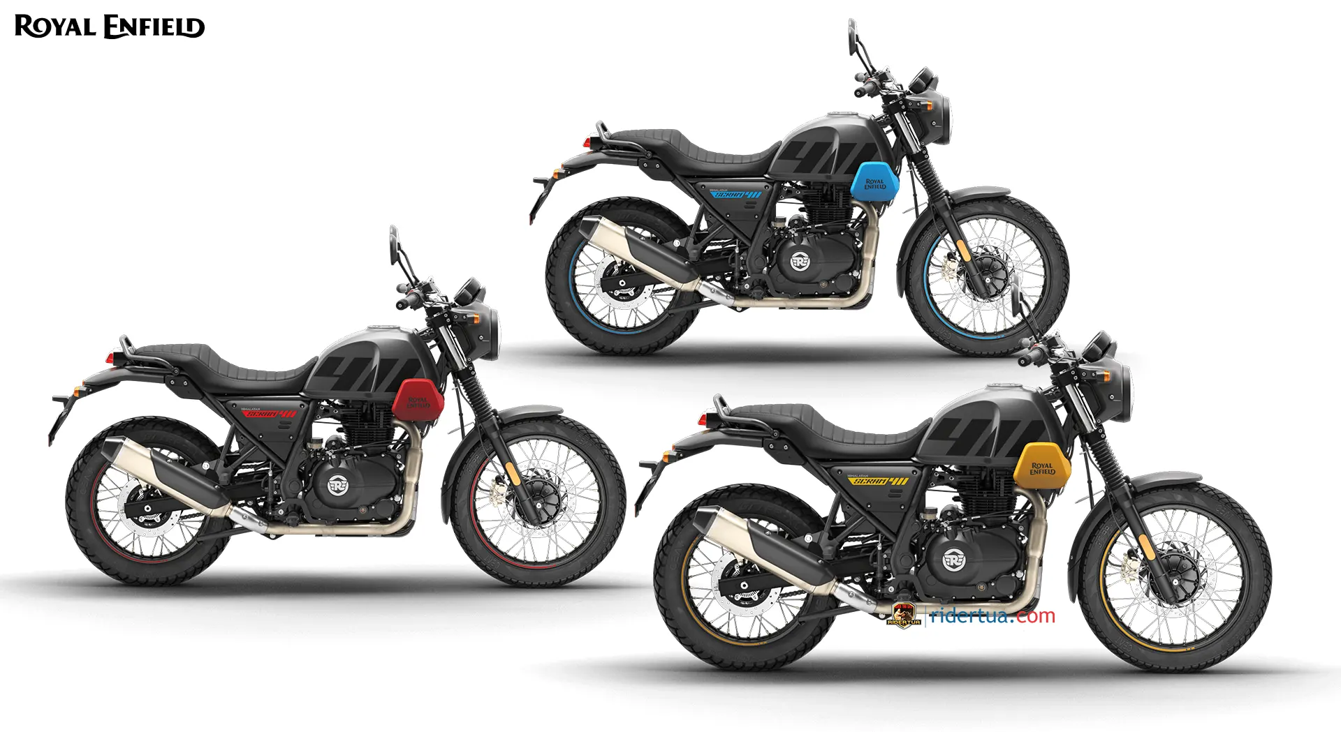 Royal Enfield Scram 411 2023 Colors Royal Enfield Scram 411 2023, Motor 400cc Satu Silinder Bercitra Scrambler dan Crossover