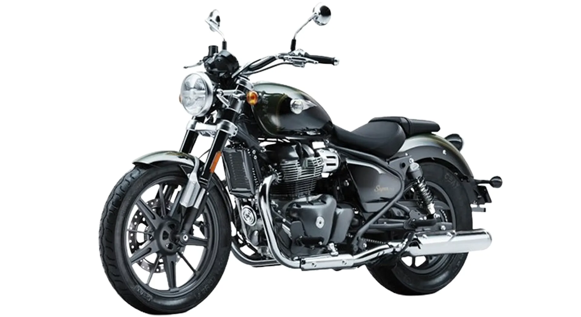Royal Enfield Super Meteor 650 Samping Depan Rp 240 Jutaan! Royal Enfield Super Meteor 650 Telah Resmi Hadir di Pameran GIIAS 2023