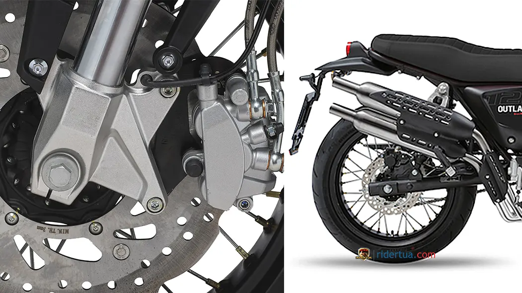 SWM Ace of Spades 125 dan Outlaw 125 Detail Motor Scrambler Neo-Retro 125cc, SWM Ace of Spades 125 dan Outlaw 125