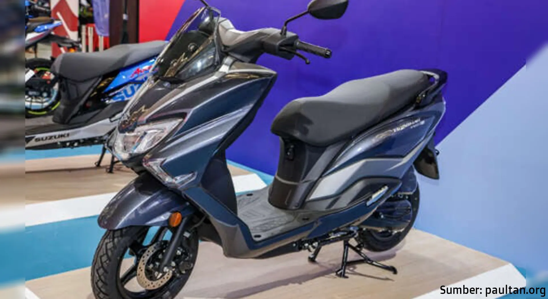 Suzuki Burgman 125 Front Skuter 125cc dengan Harga Rp 30 Jutaan, Suzuki Burgman 125 Resmi Diluncurkan