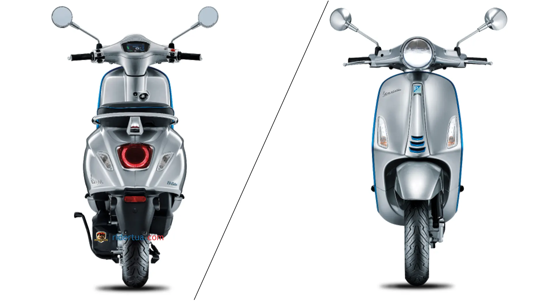 Vespa Elettrica Depan & Belakang Skuter Listrik Vespa Resmi Dijual di Indonesia, Elettrica Harganya Hampir Rp 200 Juta!