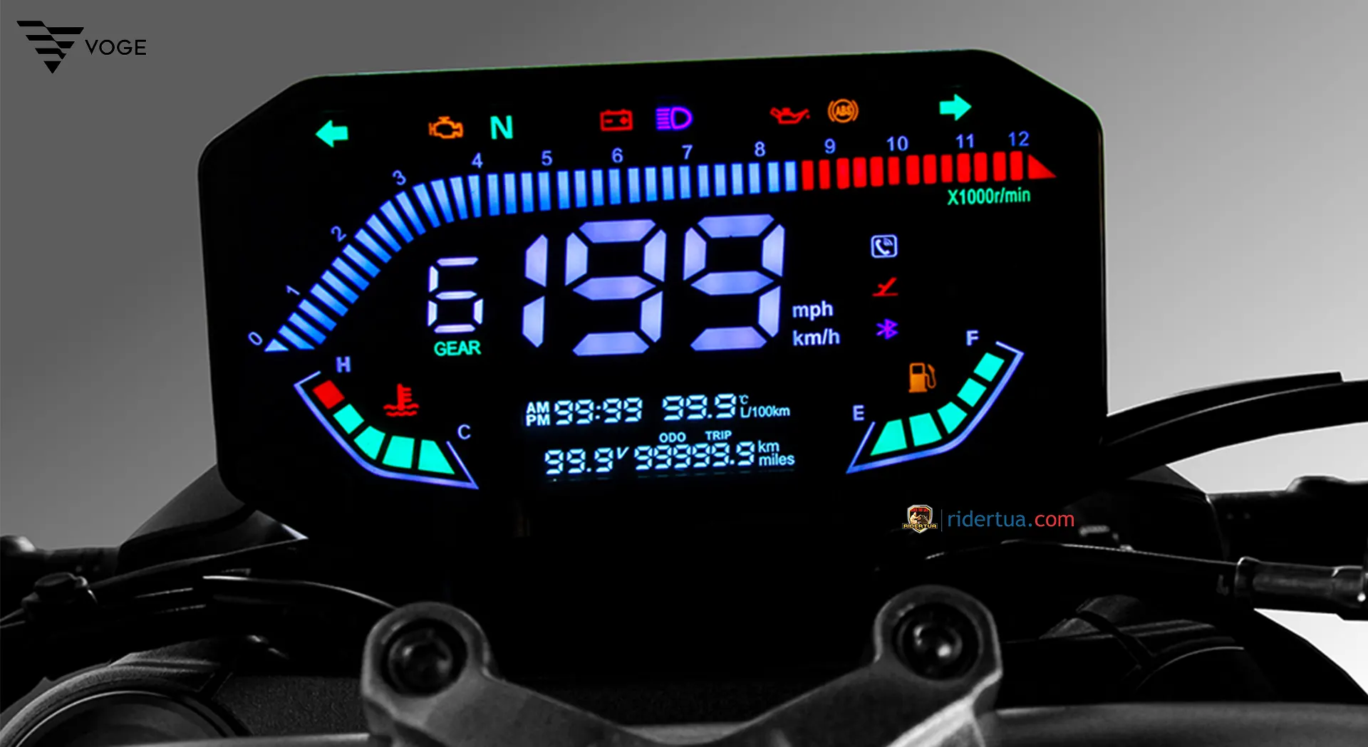 Voge 525R 2023 Panel Instrumen Voge 525R: Model Naked Asal Tiongkok dengan Harga Rp 88 Jutaan!