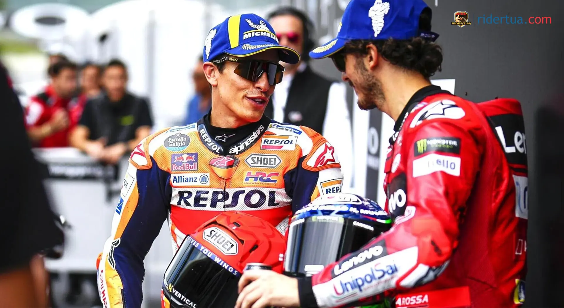 Pecco Bagnaia : Vale Tidak Bisa Dibandingkan dengan Marc Marquez Apalagi Denganku 1 Francesco Pecco Bagnaia - Marc Marquez
