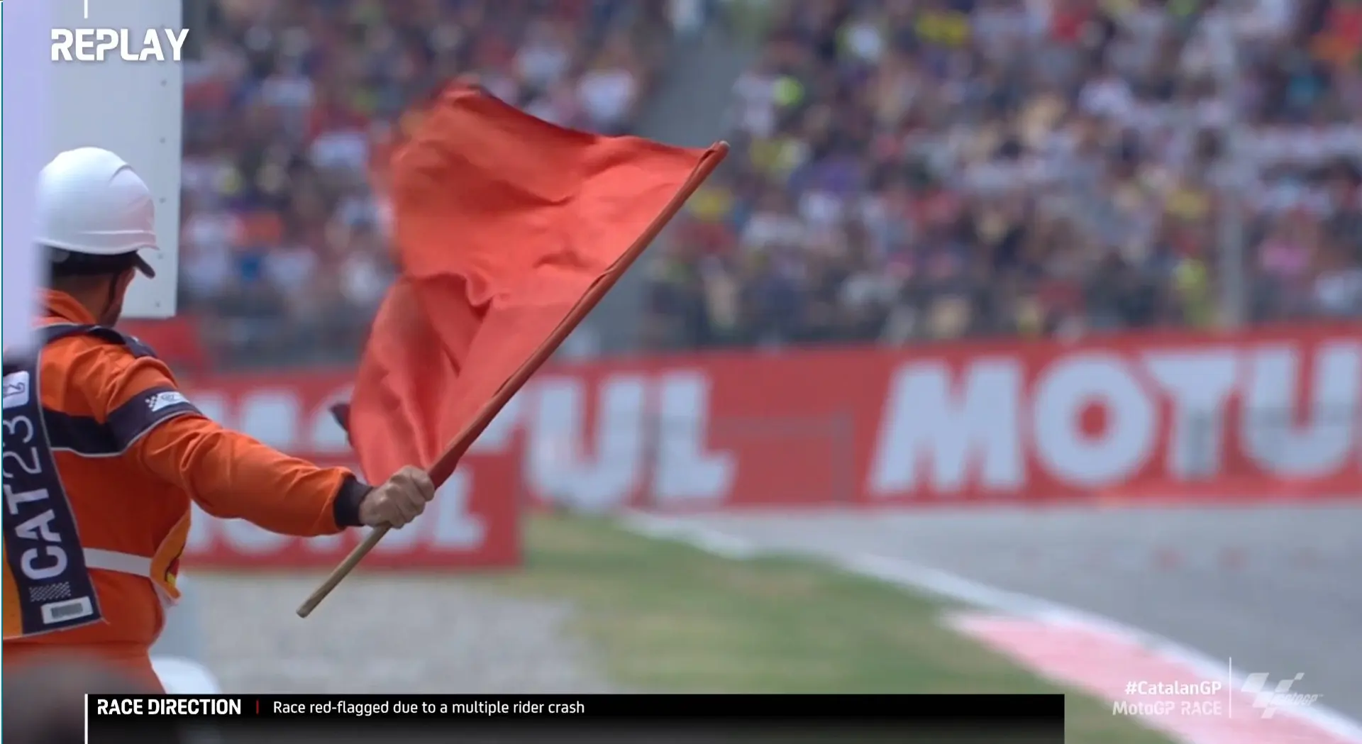Red Flag : Pecco Crash dan 5 Pasukan Ducati Jatuh! 1 Red Flag