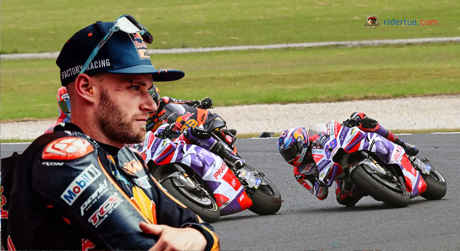 Brad Binder : Lebih Memilih Sprint Karena Saya Lebih Menikmati Saat Gas Pol Hingga Limit 1 Brad Binder - Jorge Martin