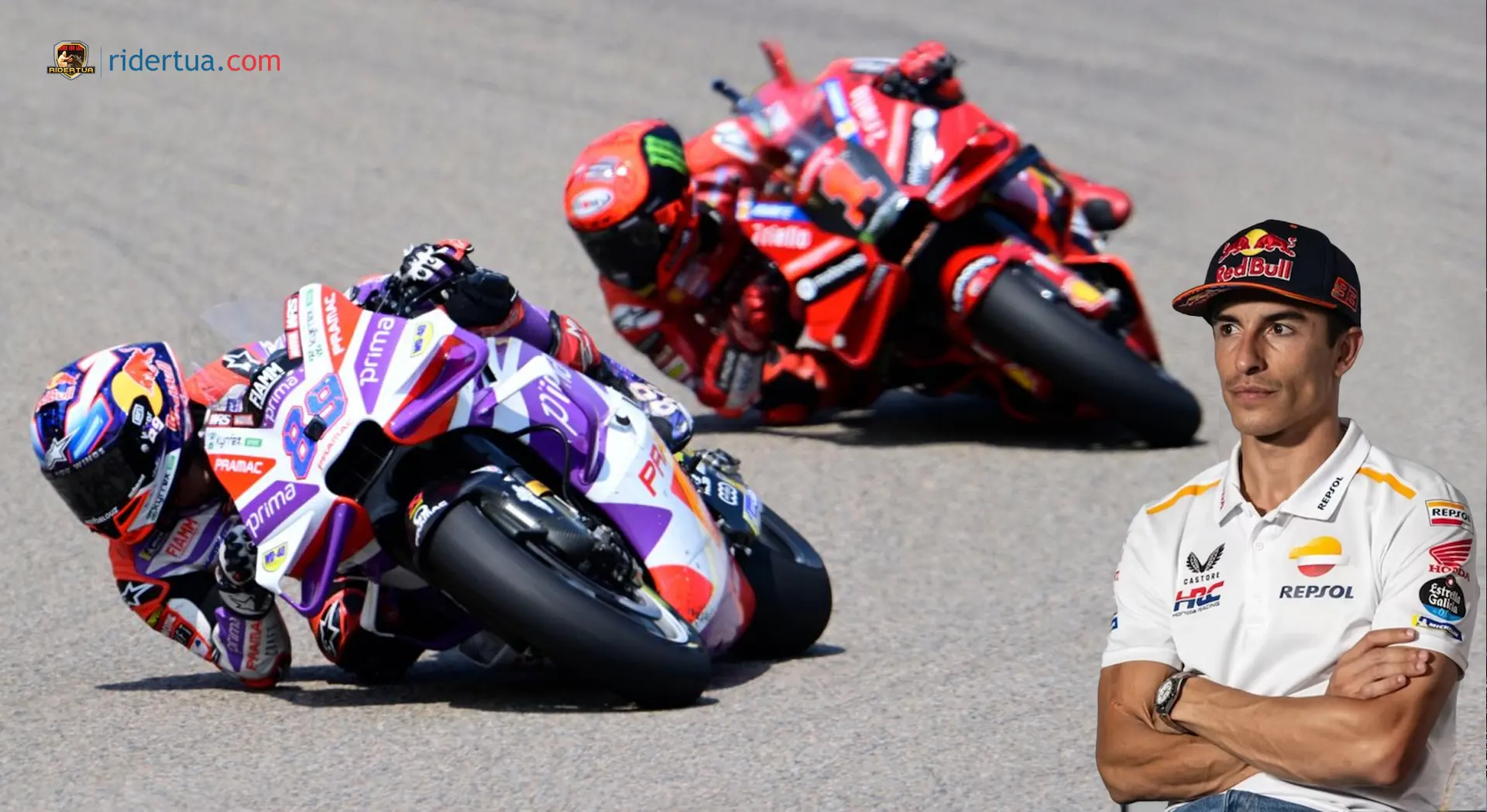 Marc Marquez : Saya Menyelesaikan Balapan Terlalu Dini 1 Pecco - Marc Marquez - Martin
