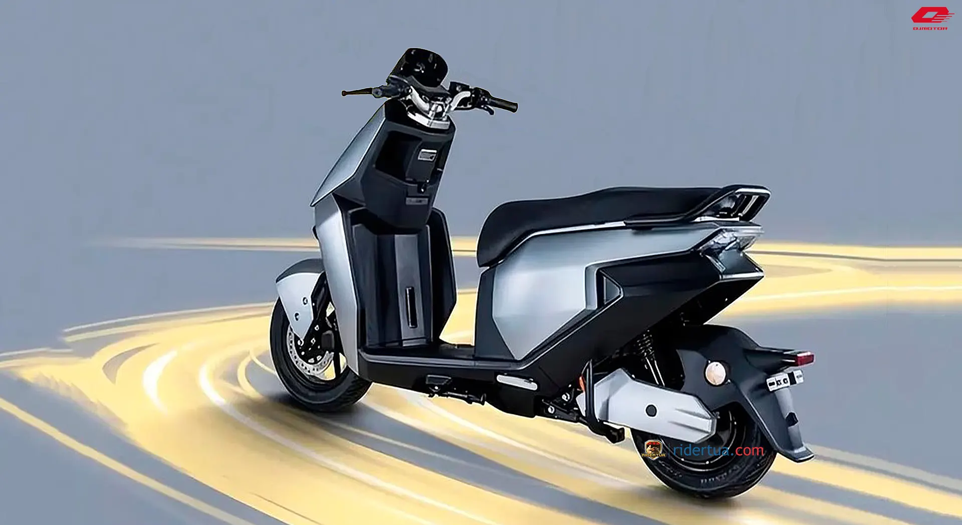 QJ Motor Punya Skuter Listrik Baru? Desainnya Futuristis! 1 QJ Motor Punya Skuter Listrik Baru? Desainnya Futuristis!