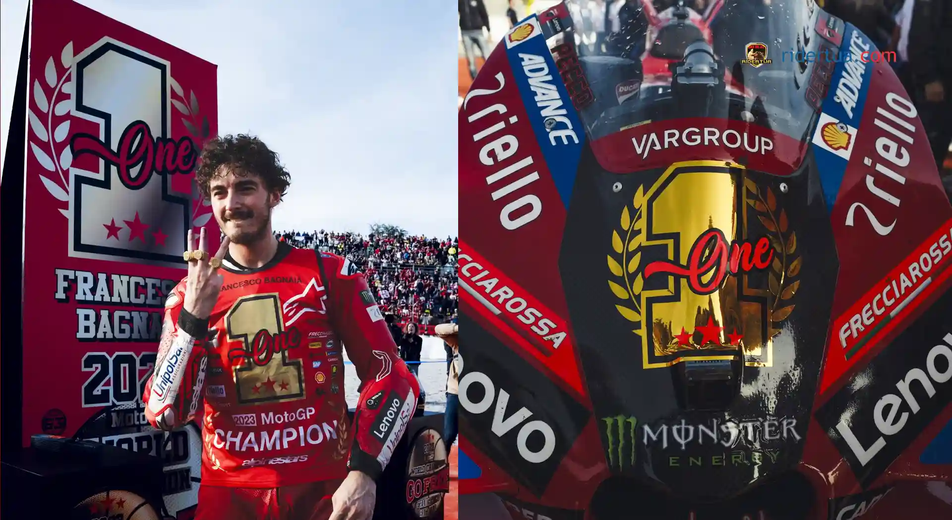 BACK2BACKgnaia, Pecco : Terima Kasih Kepada Semua Ducatisti 1 Francesco Bagnaia - World Champion 2023
