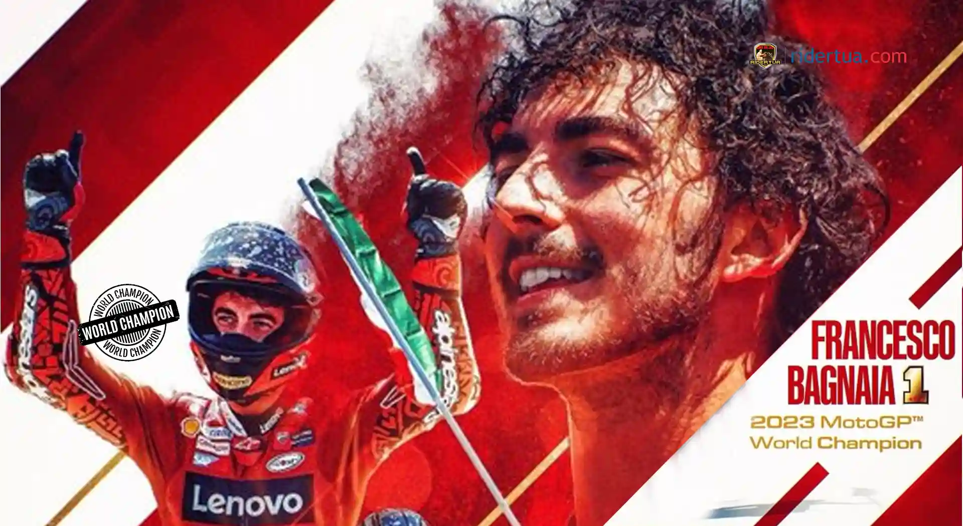 Juara Dunia MotoGP 2023 : Francesco Bagnaia! 1 Francesco Bagnaia - World Champion 2023