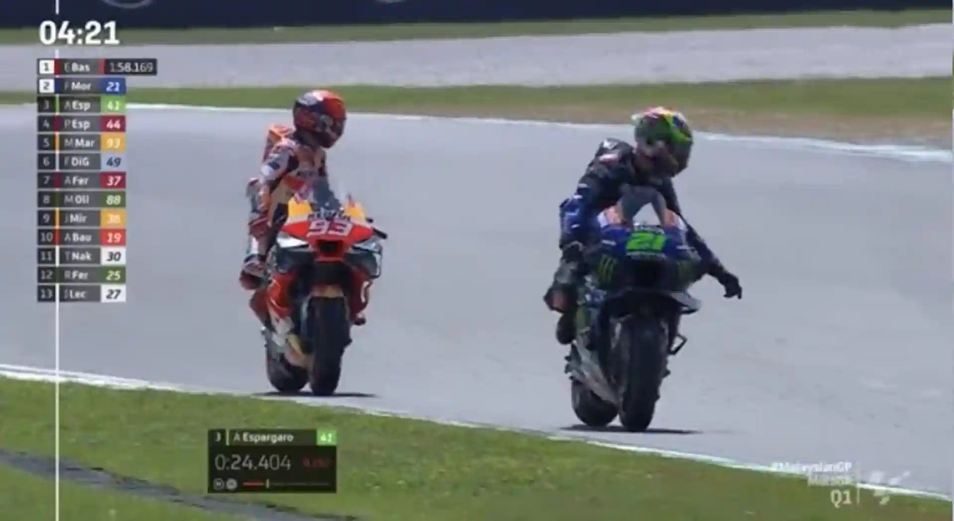 Franco Morbidelli Kritik Marquez : Jika Pembalap Gak Mau Di Towing, Lepaskanlah 1 Franco Morbidelli - Marc Marquez-1
