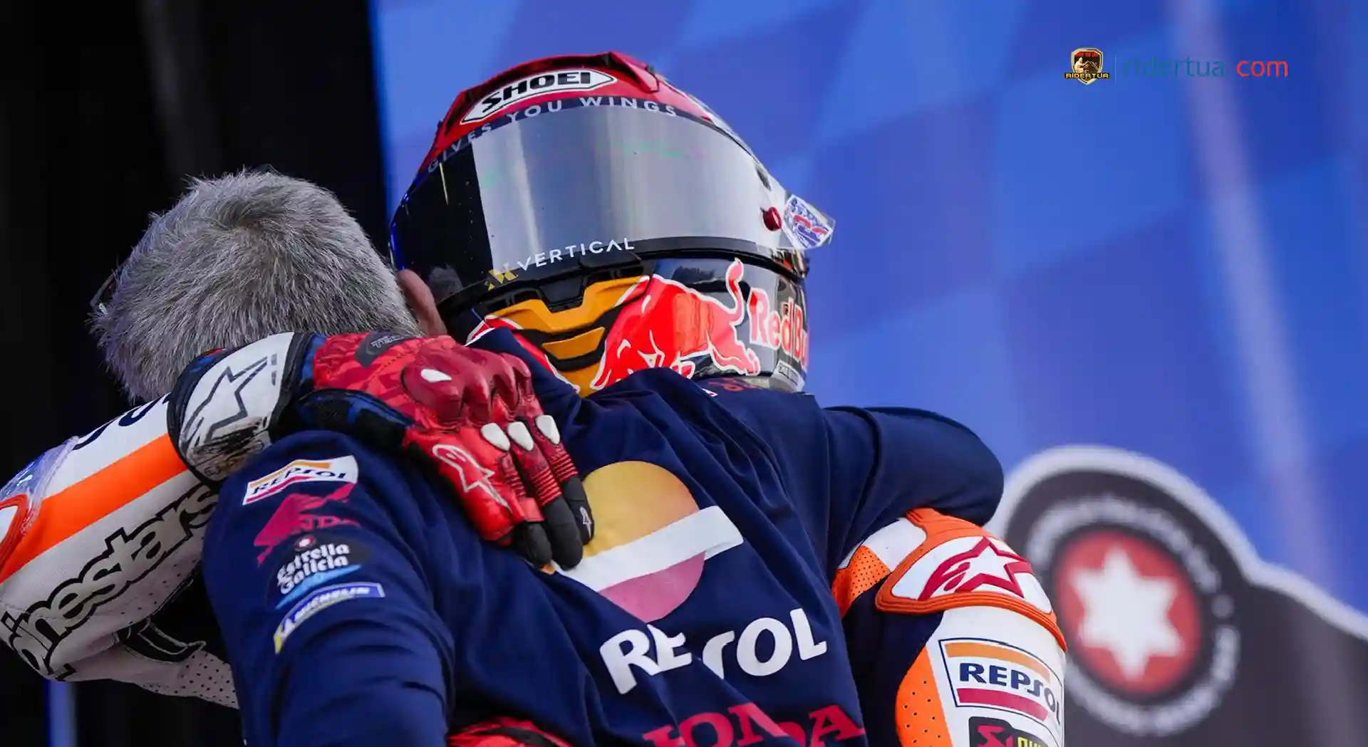 Mengharukan! Marc Marquez 'Menangis' di Podium 1 Marc Marquez - Berpisah dengan Honda