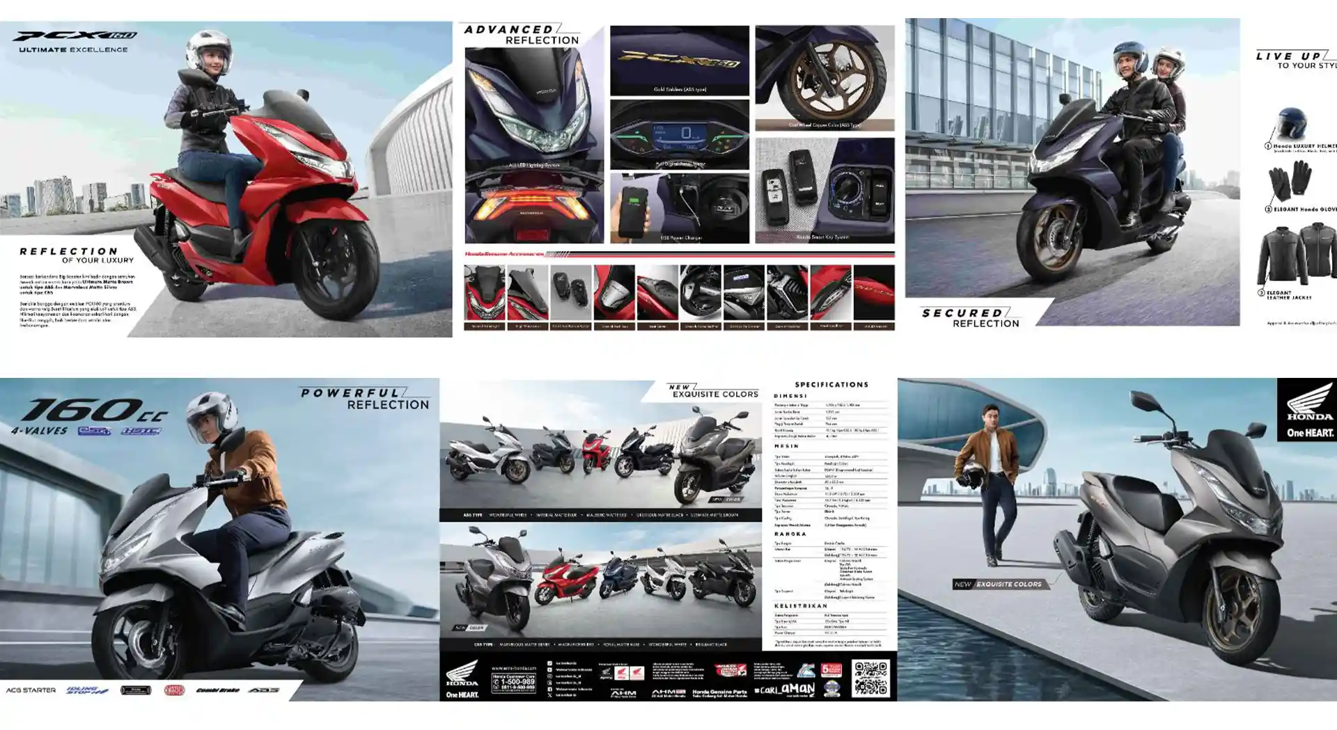 AHM Merilis Warna Baru untuk New Honda PCX160, Harganya Tetap Sama! 2 AHM Merilis Warna Baru untuk New Honda PCX160, Harganya Tetap Sama!