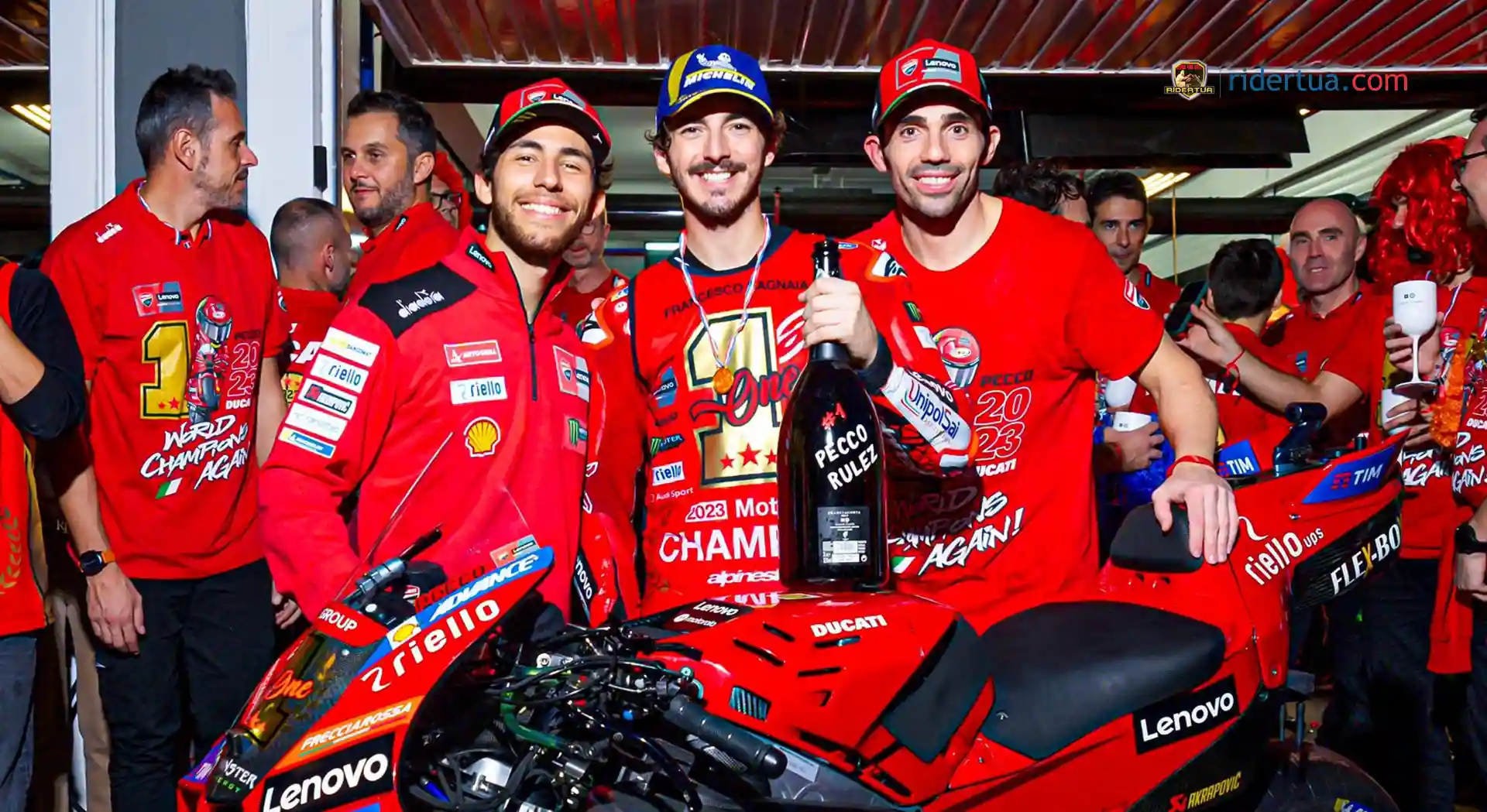 Pecco Bagnaia Tahun Depan Lebih Siap, Lawan Lebih Sulit Kalahkan Dia, Tim Resmi Nih Bos Senggol Dong! 1 Pecco Bagnaia - Enea Bastianini - Pirro