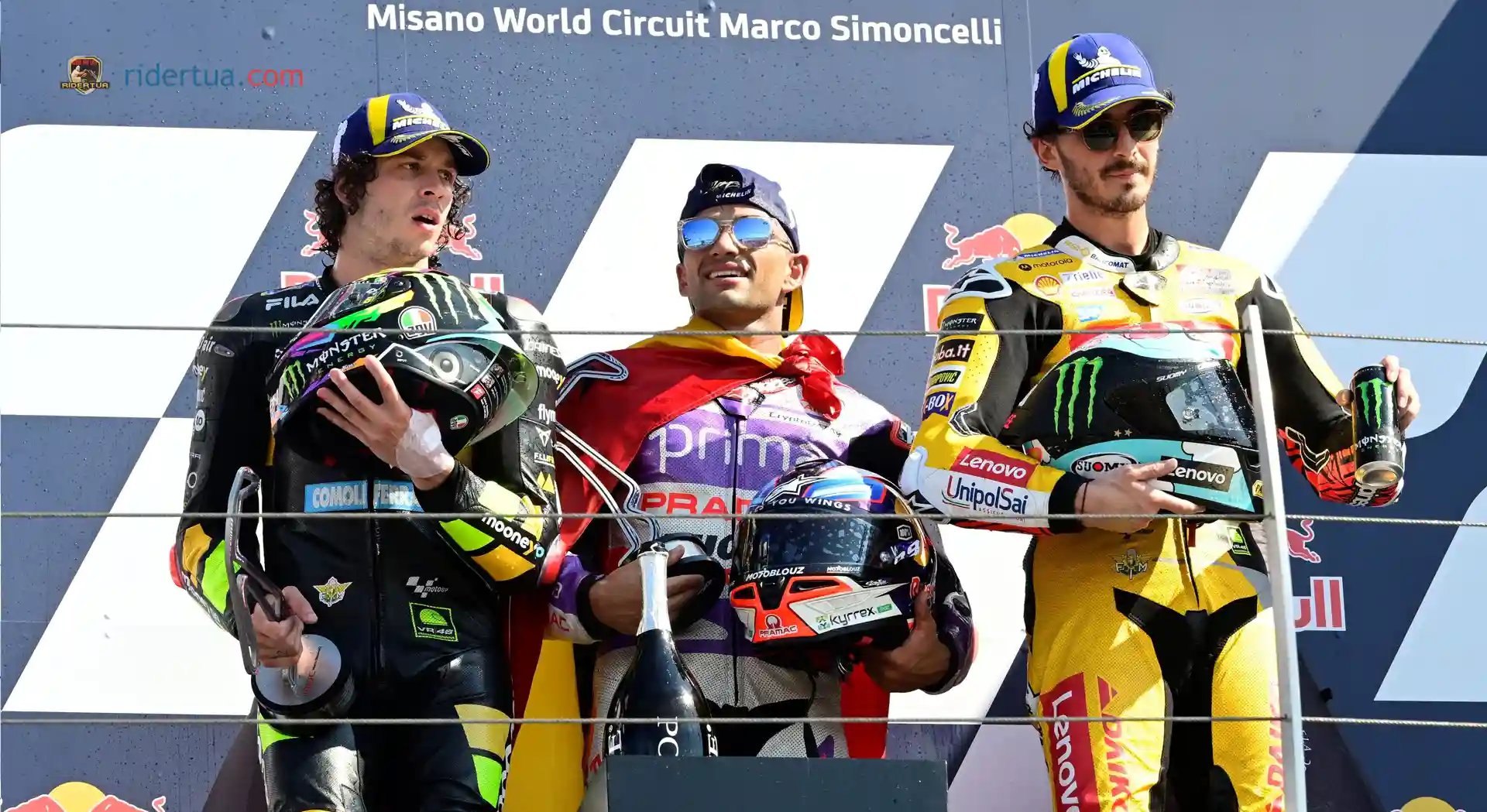 Jorge Martin: Menang Balapan di Kandang Pecco dan Murid VR46 Sungguh Luar Biasa 1 Pecco Bagnaia - Jorge Martin- Misano