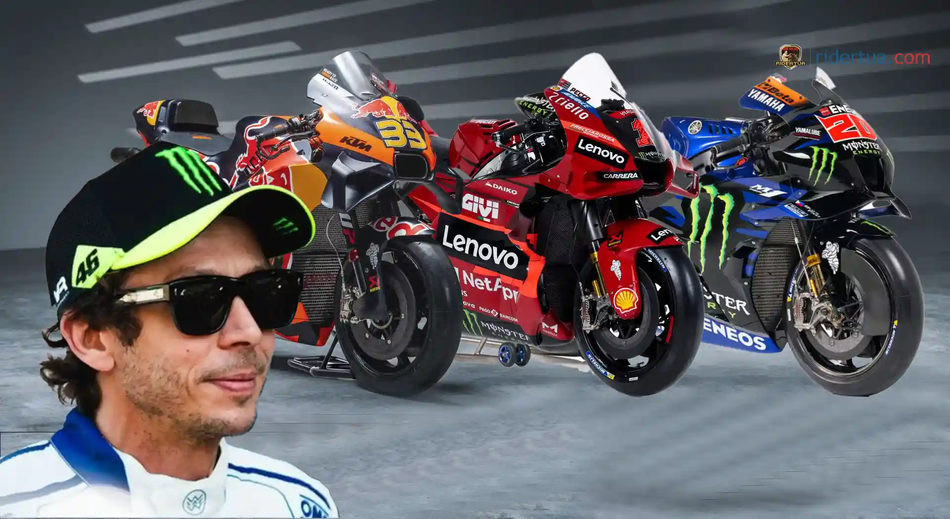 Tim VR46 Punya 3 Pilihan : Ducati, Yamaha, KTM? 1 Valentino Rossi - KTM - Ducati - Yamaha