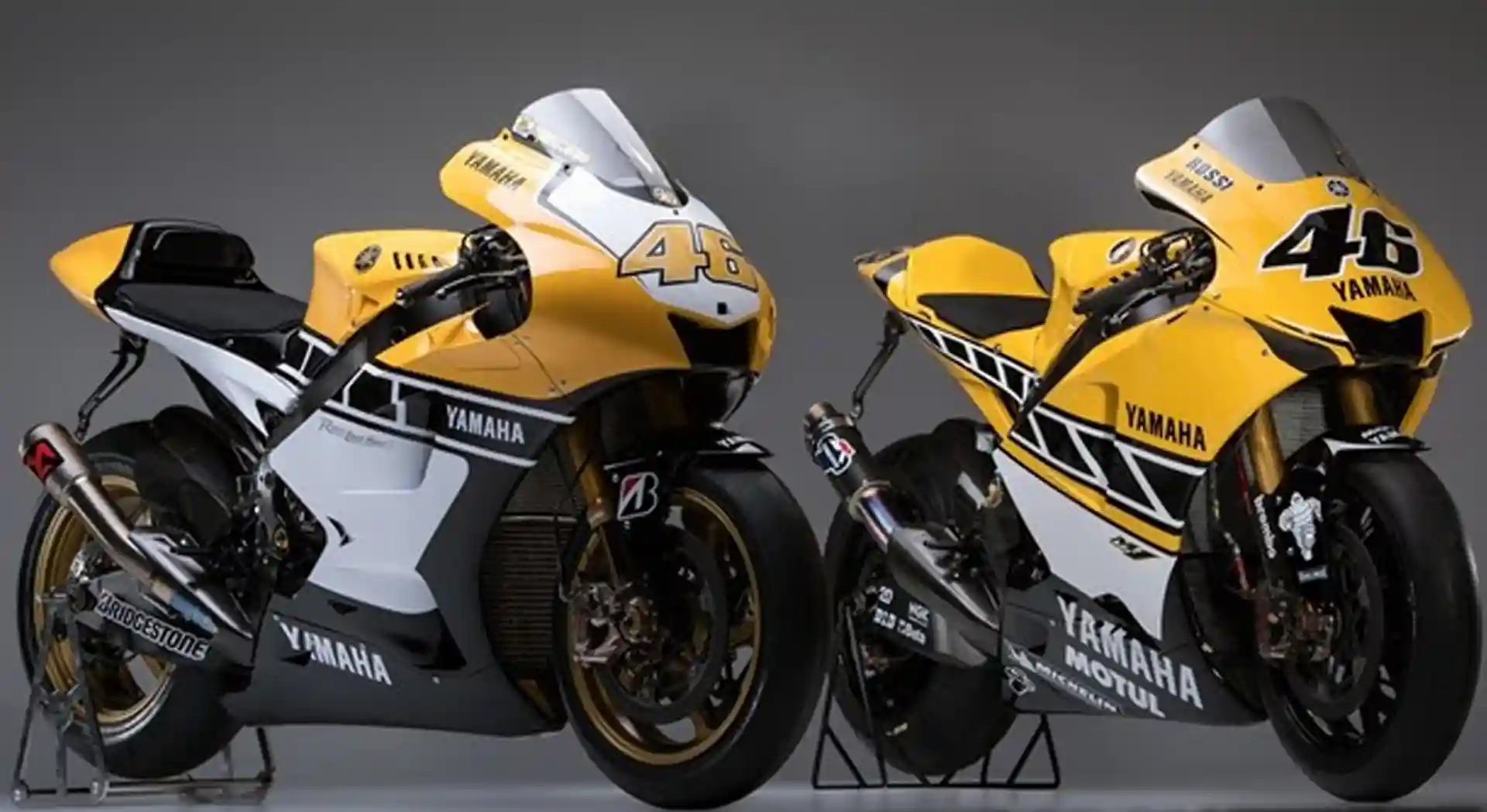 Model Motor Balap MotoGP Setelah 2 Dekade.. Suka yang Mana? 1 Valentino Rossi - Yamaha