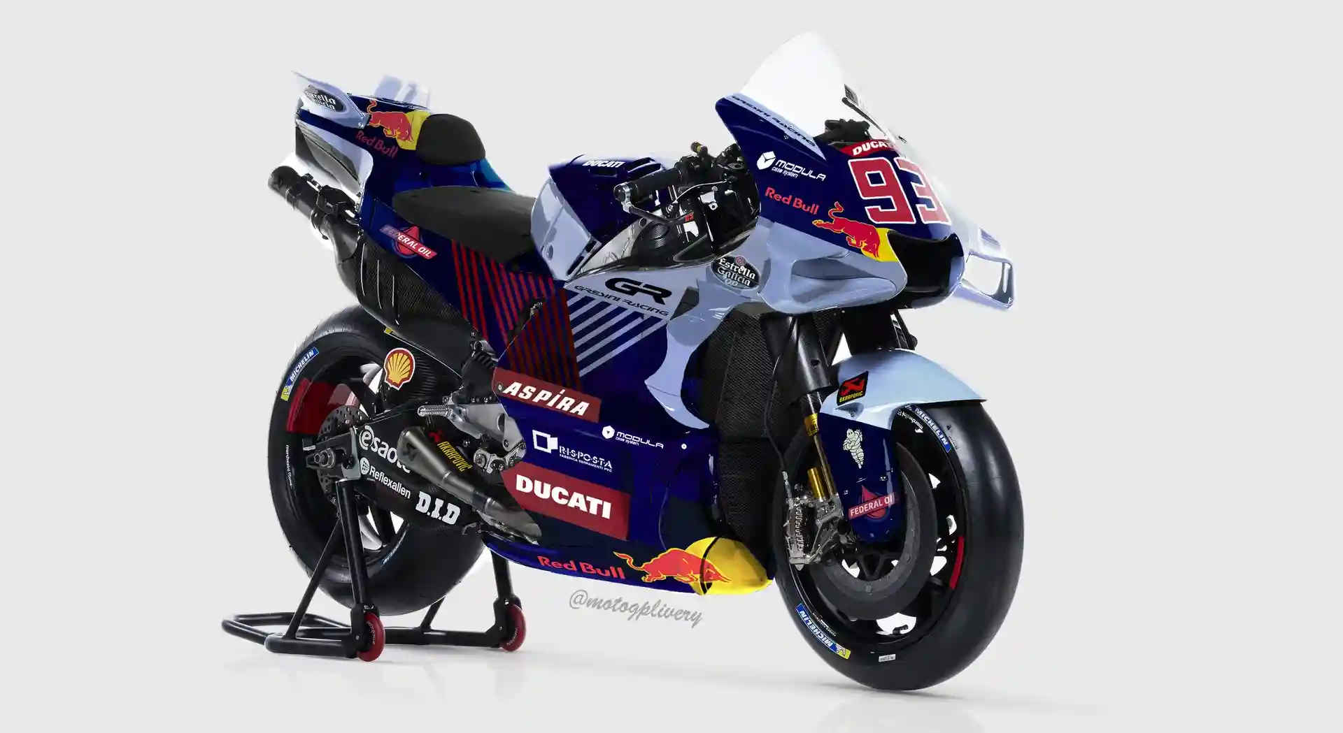 Corak Motor Gresini Marc Marquez ala MotoGP Livery 1 Marc Marquez - Gresini MotoGP