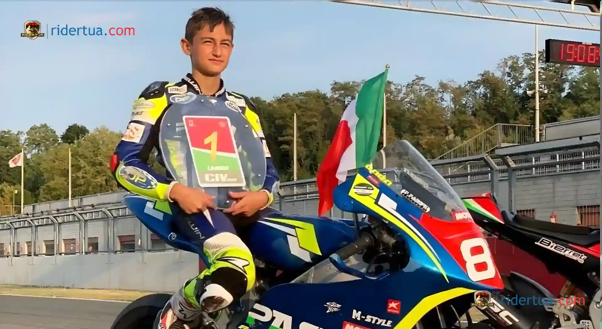 Matteo Gabarrini : Anaknya Kepala Mekanik Pecco Masuk Akademi VR46, Jadi Murid Rossi 1 Matteo Gabarrini